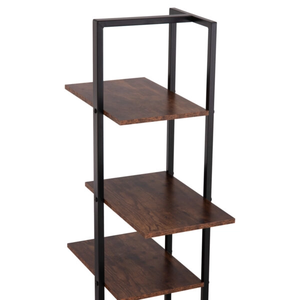 ΡΑΦΙΕΡΑ OMNI HM18074.04 ΜΑΥΡΟΣ ΜΕΤΑΛΛΙΚΟΣ ΣΚΕΛΕΤΟΣ-ΜΕΛΑΜΙΝΗ ΚΑΡΥΔΙ 80x34x151,5Υεκ