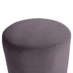 ΣΚΑΜΠΟ LEVY ΓΚΡΙ ΒΕΛΟΥΔΟ ΜΕ ΧΡΥΣΗ ΒΑΣΗ HM8408.01 Φ35x43Υ εκ.