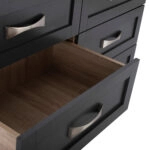 ΤΟΥΑΛΕΤΑ-ΣΥΡΤΑΡΙΕΡΑ MILANI HM317.04 ΜΕ 6 ΣΥΡΤΑΡΙΑ SONAMA-ΓΚΡΙ 120X40X76Y εκ.