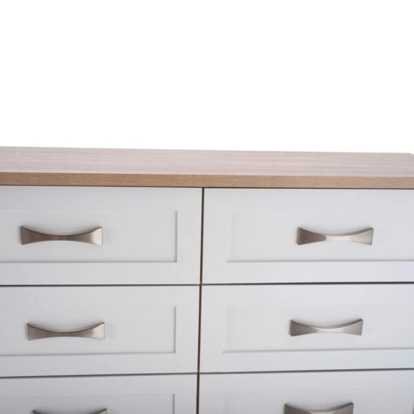 ΤΟΥΑΛΕΤΑ-ΣΥΡΤΑΡΙΕΡΑ MILANI HM317.06 ΜΕ 6 ΣΥΡΤΑΡΙΑ SONAMA-ΛΕΥΚΟ 120X40X76Υ εκ.