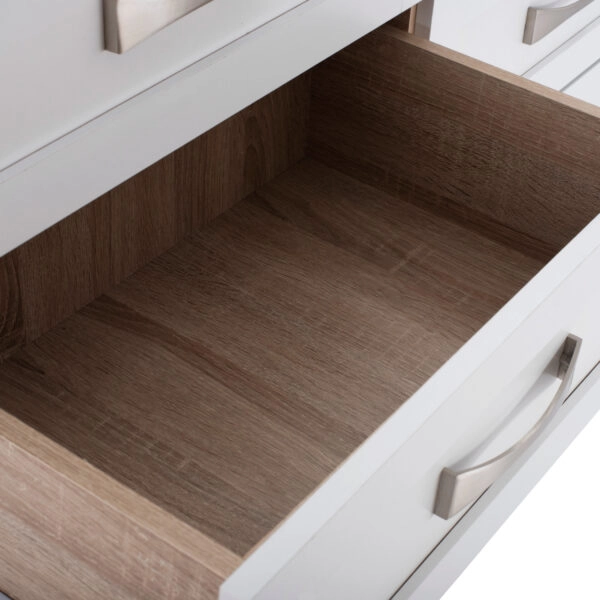 ΤΟΥΑΛΕΤΑ-ΣΥΡΤΑΡΙΕΡΑ MILANI HM317.06 ΜΕ 6 ΣΥΡΤΑΡΙΑ SONAMA-ΛΕΥΚΟ 120X40X76Υ εκ.