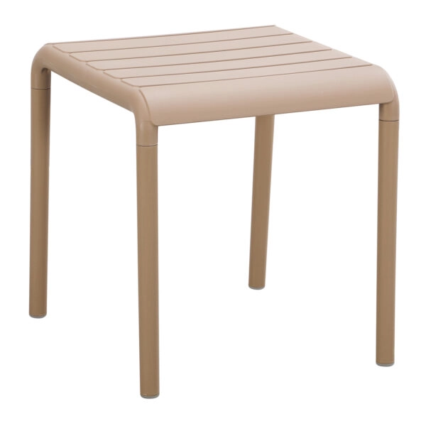 ΤΡΑΠΕΖΑΚΙ ΤΕΤΡΑΓΩΝΟ KORVER HM6335.04 ΠΟΛΥΠΡΟΠΥΛΕΝΙΟ ΣΕ ΚΑΠΟΥΤΣΙΝΟ 45x45x48Υεκ.