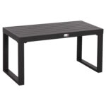 ΤΡΑΠΕΖΑΚΙ ΞΑΠΛΩΣΤΡΑΣ SENTRY HM6275.03 ΑΛΟΥΜΙΝΙΟ ΣΕ ΣΚΟΥΡΟ ΓΚΡΙ 87x43,5x45Υεκ.