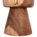 ΤΡΑΠΕΖΙ ΒΟΗΘΗΤΙΚΟ ΣΤΡΟΓΓΥΛΟ CUPRE HM9793.11 ΜΑΣΙΦ ΞΥΛΟ SUAR-ΦΥΣΙΚΟ Φ40x45Υεκ.