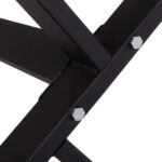 ΤΡΑΠΕΖΙ ΚΟΥΖΙΝΑΣ LANA HM18221.01 ΜΕΛΑΜΙΝΗ ΛΕΥΚΟ ΜΑΡΜΑΡΟ-ΜΑΥΡΑ ΜΕΤΑΛ.ΠΟΔΙΑ 140x70x72Υεκ