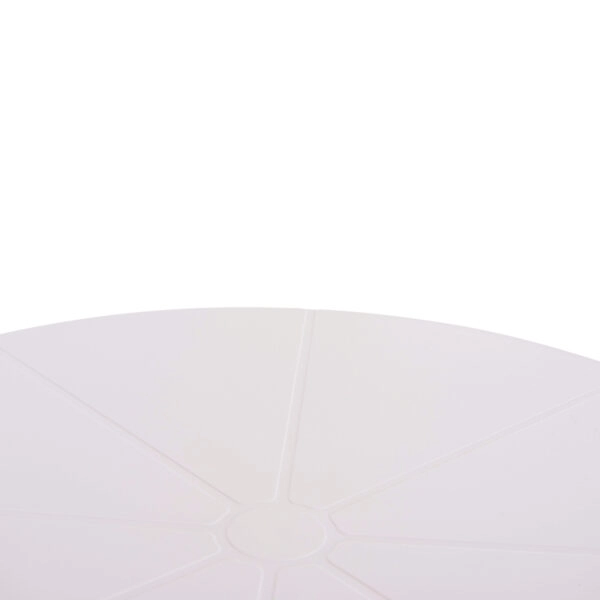 ΤΡΑΠΕΖΙ ΜΠΑΡ ΣΤΡΟΓΓΥΛΟ TERRIN HM6126.11 ΠΟΛΥΠΡΟΠΥΛΕΝΙΟ ΛΕΥΚΟ Φ61x107Υεκ.