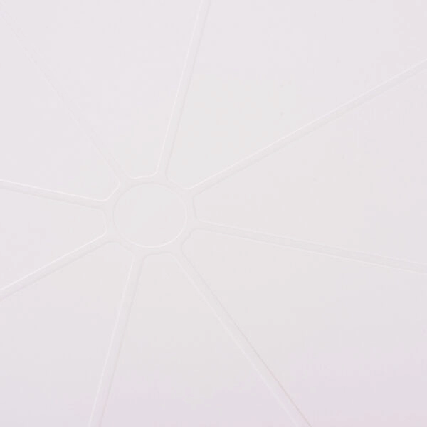 ΤΡΑΠΕΖΙ ΜΠΑΡ ΣΤΡΟΓΓΥΛΟ TERRIN HM6126.11 ΠΟΛΥΠΡΟΠΥΛΕΝΙΟ ΛΕΥΚΟ Φ61x107Υεκ.