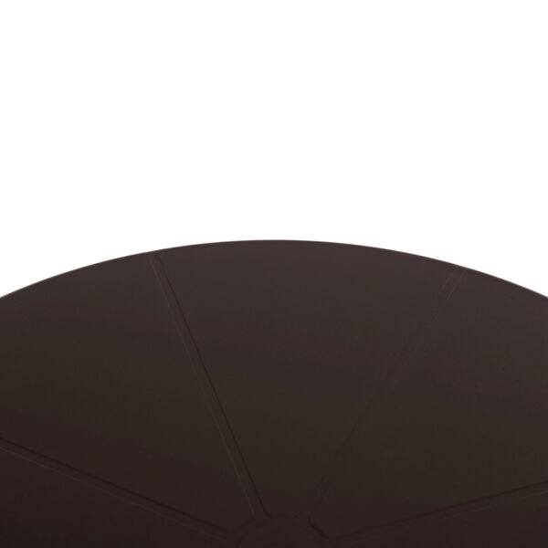 ΤΡΑΠΕΖΙ ΠΟΛΥΠΡΟΠΥΛΕΝΙΟΥ ΣΤΡΟΓΓΥΛΟ TERRIN HM6124.13 ΚΑΦΕ Φ60x75Υεκ.