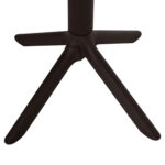 ΤΡΑΠΕΖΙ ΠΟΛΥΠΡΟΠΥΛΕΝΙΟΥ ΣΤΡΟΓΓΥΛΟ TERRIN HM6124.13 ΚΑΦΕ Φ60x75Υεκ.