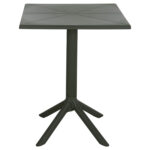 ΤΡΑΠΕΖΙ ΠΟΛΥΠΡΟΠΥΛΕΝΙΟΥ ΤΕΤΡΑΓΩΝΟ TERRIN HM6125.15 DARK OLIVE 60,5x60,5x76,5Υεκ.
