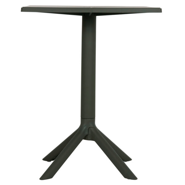 ΤΡΑΠΕΖΙ ΠΟΛΥΠΡΟΠΥΛΕΝΙΟΥ ΤΕΤΡΑΓΩΝΟ TERRIN HM6125.15 DARK OLIVE 60,5x60,5x76,5Υεκ.