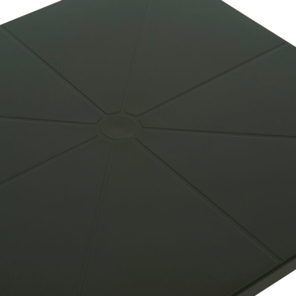 ΤΡΑΠΕΖΙ ΠΟΛΥΠΡΟΠΥΛΕΝΙΟΥ ΤΕΤΡΑΓΩΝΟ TERRIN HM6125.15 DARK OLIVE 60,5x60,5x76,5Υεκ.