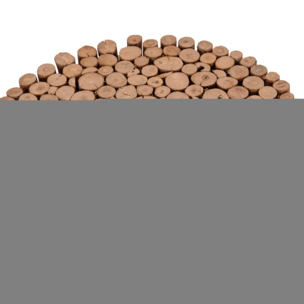 ΤΡΑΠΕΖΙ ΣΑΛΟΝΙΟΥ ΣΤΡΟΓΓΥΛΟ DRIFTER HM4443 DRIFTWOOD ΣΕ ΦΥΣΙΚΟ ΧΡΩΜΑ Φ36x40Υεκ