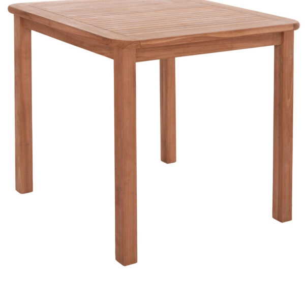 ΤΡΑΠΕΖΙ ΤΕΤΡΑΓΩΝΟ PRESSCOT HM18122 ΞΥΛΟ TEAK--ΦΥΣΙΚΟ 80x80x76Υεκ.