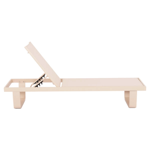 ΞΑΠΛΩΣΤΡΑ ΑΛΟΥΜΙΝΙΟΥ ΜΕ ΥΦΑΣΜΑ TESLIN RICKON HM6292.04 ΣΕ ΚΑΠΟΥΤΣΙΝΟ 198x61,5x97Υεκ.