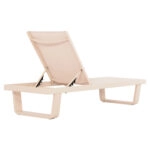 ΞΑΠΛΩΣΤΡΑ ΑΛΟΥΜΙΝΙΟΥ ΜΕ ΥΦΑΣΜΑ TESLIN RICKON HM6292.04 ΣΕ ΚΑΠΟΥΤΣΙΝΟ 198x61,5x97Υεκ.