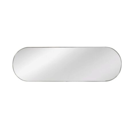 Artekko Dia Ασημί Μεταλλικός Καθρέπτης Τοίχου (50x1.5x160)cm