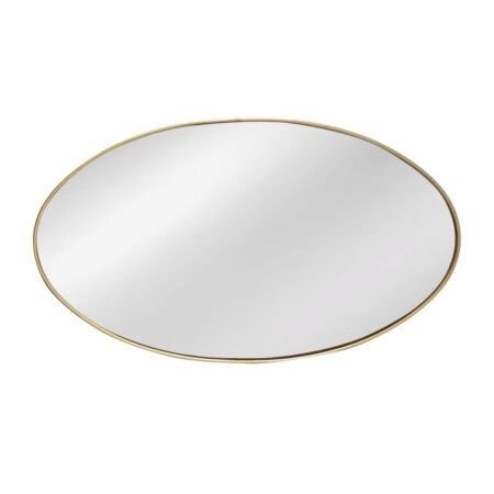 Artekko Dia Χρυσός Μεταλλικός Καθρέπτης Τοίχου (40x1.5x68)cm