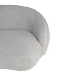 Artekko Cloud Μπεζ Υφασμάτινος Μπουκλέ Τριθέσιος Καναπές (191x93x73)cm