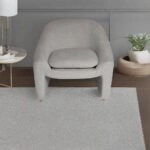 Artekko Cloud Μπεζ Υφασμάτινη Πολυθρόνα (76x76x71)cm