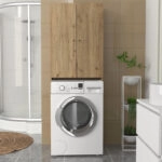 Έπιπλο πλυντηρίου Romme Megapap χρώμα sepet oak 65x27,1x180εκ.