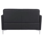 ΚΑΝΑΠΕΣ 2ΘΕΣΙΟΣ NELLIE HM3159.21 ΜΕ ΜΑΥΡΟ PU 113x71x71Υ εκ.