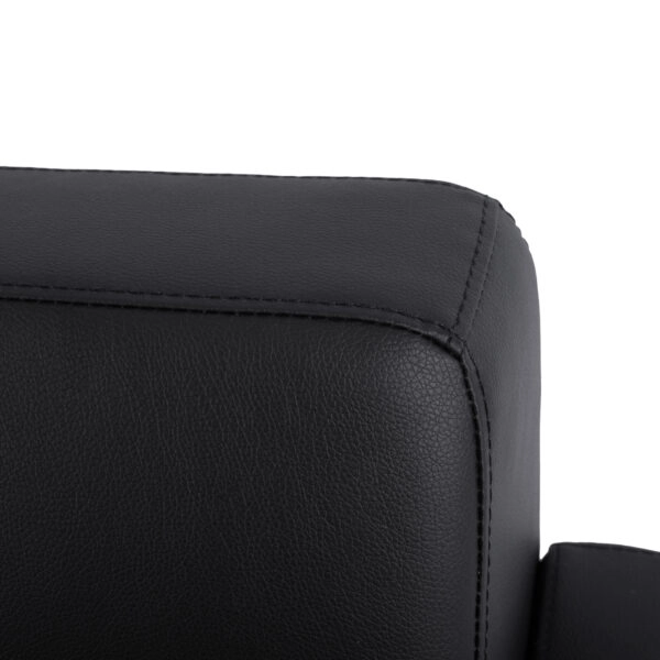 ΚΑΝΑΠΕΣ 2ΘΕΣΙΟΣ NELLIE HM3159.21 ΜΕ ΜΑΥΡΟ PU 113x71x71Υ εκ.