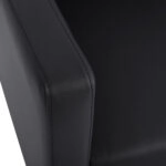 ΚΑΝΑΠΕΣ 2ΘΕΣΙΟΣ NELLIE HM3159.21 ΜΕ ΜΑΥΡΟ PU 113x71x71Υ εκ.