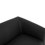 ΚΑΝΑΠΕΣ 3ΘΕΣΙΟΣ KIANA HM3122.31 ΜΕ ΜΑΥΡΟ PU 180x75x71 εκ.