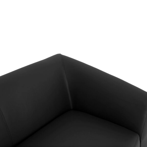 ΚΑΝΑΠΕΣ 3ΘΕΣΙΟΣ KIANA HM3122.31 ΜΕ ΜΑΥΡΟ PU 180x75x71 εκ.