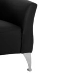 ΚΑΝΑΠΕΣ 3ΘΕΣΙΟΣ KIANA HM3122.31 ΜΕ ΜΑΥΡΟ PU 180x75x71 εκ.