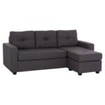 ΚΑΝΑΠΕΣ ΓΩΝΙΑ HM3004.02 ΑΡΙΣΤΕΡΗ ΚΑΙ ΔΕΞΙΑ ΜΕ ΓΚΡΙ ΥΦΑΣΜΑ 205X145X87Y εκ.