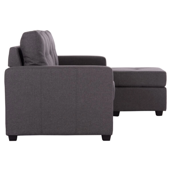 ΚΑΝΑΠΕΣ ΓΩΝΙΑ HM3004.02 ΑΡΙΣΤΕΡΗ ΚΑΙ ΔΕΞΙΑ ΜΕ ΓΚΡΙ ΥΦΑΣΜΑ 205X145X87Y εκ.