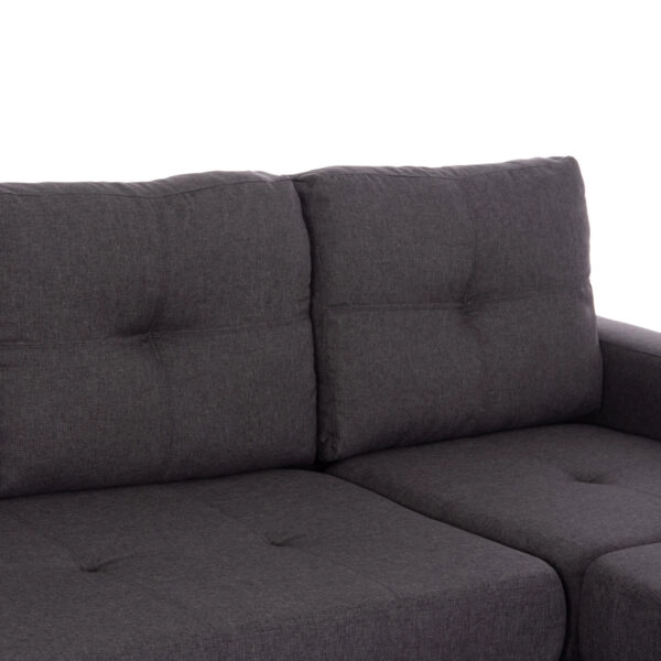 ΚΑΝΑΠΕΣ ΓΩΝΙΑ HM3004.02 ΑΡΙΣΤΕΡΗ ΚΑΙ ΔΕΞΙΑ ΜΕ ΓΚΡΙ ΥΦΑΣΜΑ 205X145X87Y εκ.