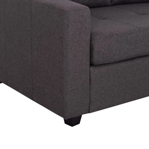 ΚΑΝΑΠΕΣ ΓΩΝΙΑ HM3004.02 ΑΡΙΣΤΕΡΗ ΚΑΙ ΔΕΞΙΑ ΜΕ ΓΚΡΙ ΥΦΑΣΜΑ 205X145X87Y εκ.