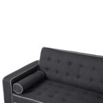 ΚΑΝΑΠΕΣ ΚΡΕΒΑΤΙ SALVADOR HM3150.01 ΓΚΡΙ ΜΕ 2 ΠΛΑΙΝΑ ΜΑΞΙΛΑΡΙΑ 224X88X84Y εκ.