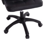 ΚΑΡΕΚΛΑ ΓΡΑΦΕΙΟΥ PORTIMA HM1197.01 ΜΑΥΡΟ PVC-NYLON ΣΚΕΛΕΤΟΣ & ΒΑΣΗ 69x53x98Υεκ.