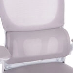 ΚΑΡΕΚΛΑ ΓΡΑΦΕΙΟΥ BASTON HM18236.03 ΓΚΡΙ MESH & ΛΕΥΚΟΣ PP ΣΚΕΛΕΤΟΣ 64x60x127Υεκ.