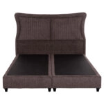 ΚΡEΒΑΤΙ ΔΙΠΛΟ NESTOR HM715.02 ΥΦΑΣΜΑ ΜΠΟΥΚΛΕ ΚΑΦΕ--ΓΙΑ ΣΤΡΩΜΑ 160x200εκ.