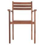 ΠΟΛΥΘΡΟΝΑ KEMPO HM6358 ΞΥΛΟ TEAK ΣΕ ΦΥΣΙΚΟ--58x58,5x88Υεκ.