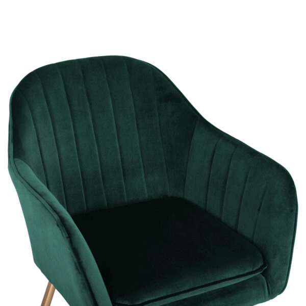 ΠΟΛΥΘΡΟΝΑΚΙ SAWYER ΒΕΛΟΥΔΟ ΚΥΠΑΡΙΣΣΙ ΜΕ ΧΡΥΣΑ ΠΟΔΙΑ HM8523.03 55Χ60Χ83Υ εκ.