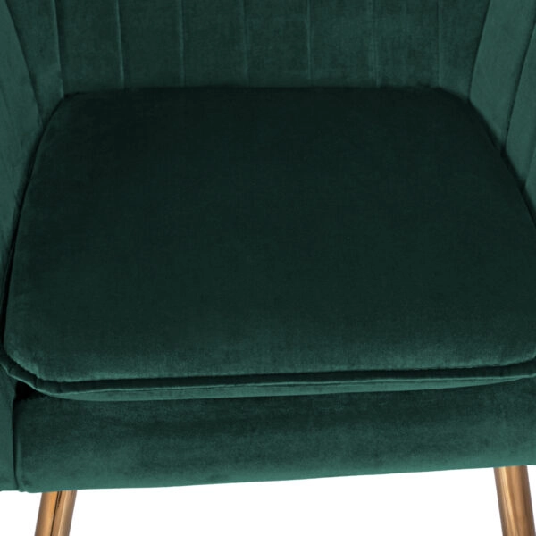 ΠΟΛΥΘΡΟΝΑΚΙ SAWYER ΒΕΛΟΥΔΟ ΚΥΠΑΡΙΣΣΙ ΜΕ ΧΡΥΣΑ ΠΟΔΙΑ HM8523.03 55Χ60Χ83Υ εκ.