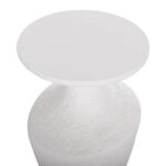 ΣΕΤ ΒΟΗΘΗΤΙΚΑ ΤΡΑΠΕΖΙΑ REBON 2ΤΜΧ HM21137.02 FIBER CEMENT ΣΕ ΛΕΥΚΟ--Φ40εκ & Φ27,5εκ