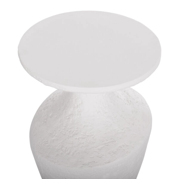 ΣΕΤ ΒΟΗΘΗΤΙΚΑ ΤΡΑΠΕΖΙΑ REBON 2ΤΜΧ HM21137.02 FIBER CEMENT ΣΕ ΛΕΥΚΟ--Φ40εκ & Φ27,5εκ