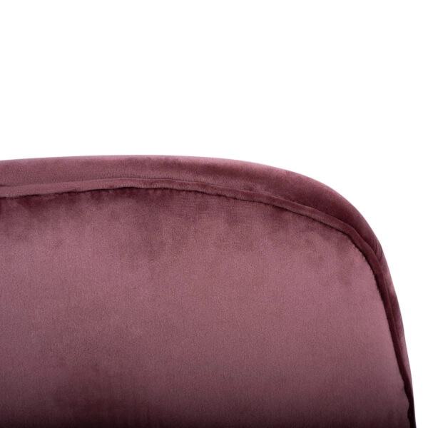 ΣΚΑΜΠΟ ΜΕΣΑΙΟΥ ΥΨΟΥΣ NORA HM8524.02 ΒΕΛΟΥΔΟ ΣΑΠΙΟ ΜΗΛΟ & ΧΡΥΣΟ ΜΕΤΑΛΛΙΚΟ ΣΚΕΛΕΤΟ 48x61x103 εκ.