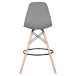ΣΚΑΜΠΟ ΜΠΑΡ RENATA HM0173.10 ΓΚΡΙ 58x56x107Υ εκ.