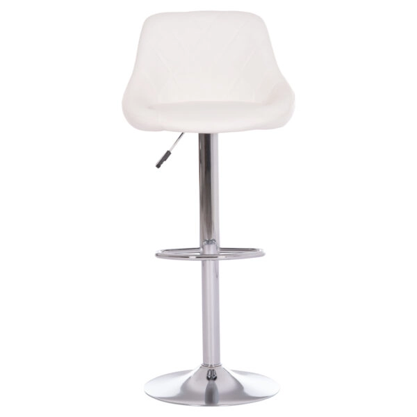 ΣΚΑΜΠΟ ΜΠΑΡ ROSE HM204.22 ΜΕ ΑΜΟΡΤΙΣΕΡ ΧΡΩΜΙΟΥ & ΛΕΥΚΟ PU 48x45x105Υεκ.