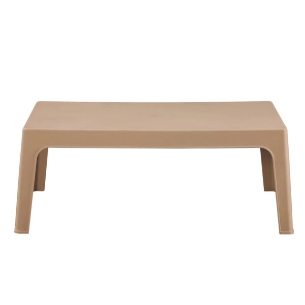 ΤΡΑΠΕΖΑΚΙ ΟΡΘΟΓΩΝΙΟ SLEEK HM6367.03 ΠΟΛΥΠΡΟΠΥΛΕΝΙΟ ΚΑΠΟΥΤΣΙΝΟ 99x59.5x39.5Υεκ.