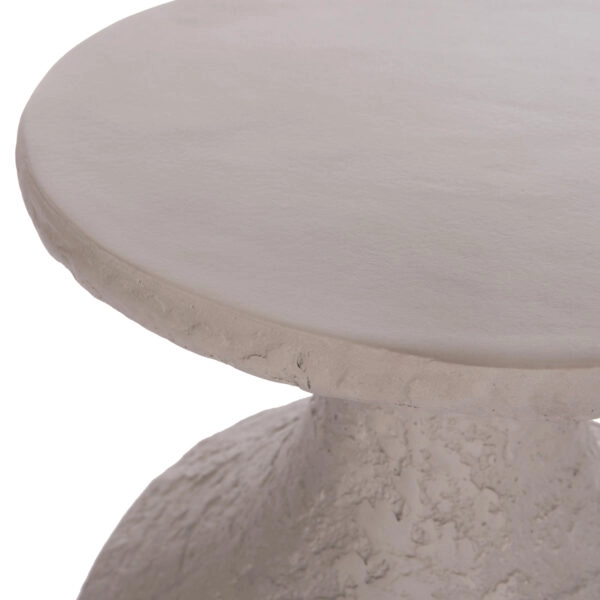 ΤΡΑΠΕΖΙ ΒΟΗΘΗΤΙΚΟ REBON HM18156.03L FIBER CEMENT ΣΕ ΓΚΡΙ--Φ40x56.5Υεκ.