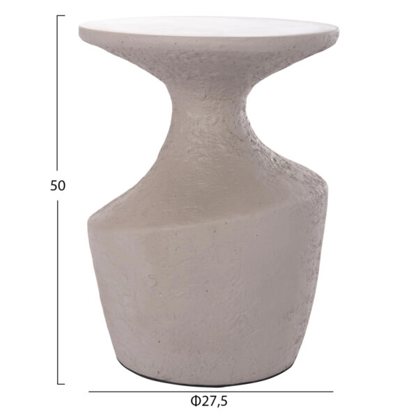 ΤΡΑΠΕΖΙ ΒΟΗΘΗΤΙΚΟ REBON HM18156.03S FIBER CEMENT ΣΕ ΓΚΡΙ--Φ27.5x50Υεκ.